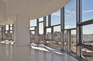 Apartment with aluminium windows.